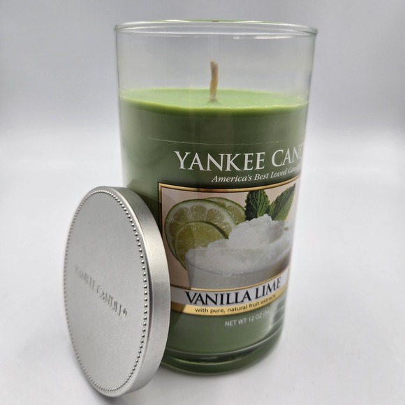 Yankee Candle Other - Rare Yankee Candle VANILLA LIME 12 oz Original Single Wick Jar Candle NEW Unused